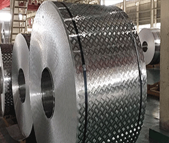 Embossed aluminum sheet and coil